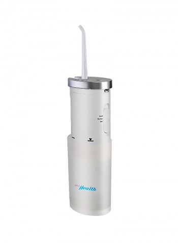 Portable Electric Water Flosser White/Silver