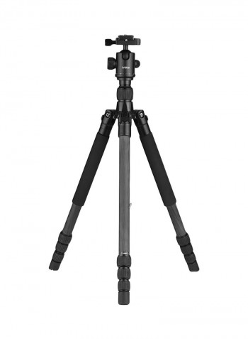 Lightweight Travel Carbon Fiber Tripod Monopod With Ball Head Carry Bag 64inch Black