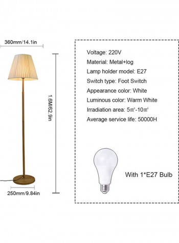 Simple Vertical Floor Lamp Multicolour 55 x 45 x 45centimeter