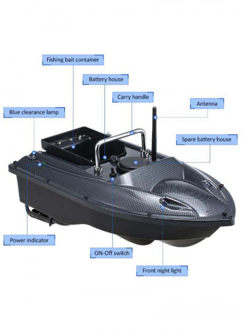 Wireless Remote Control Fishing Boat With Remote