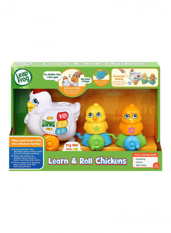 Storytime Buddy With Learn And Roll Chickens Early Development Toy Set