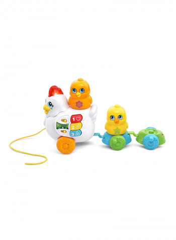 Storytime Buddy With Learn And Roll Chickens Early Development Toy Set