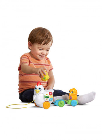 Storytime Buddy With Learn And Roll Chickens Early Development Toy Set