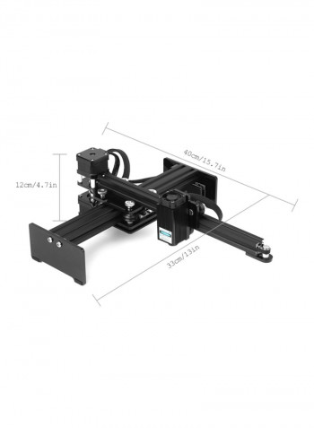Desktop Laser Engraving Printer Machine Black