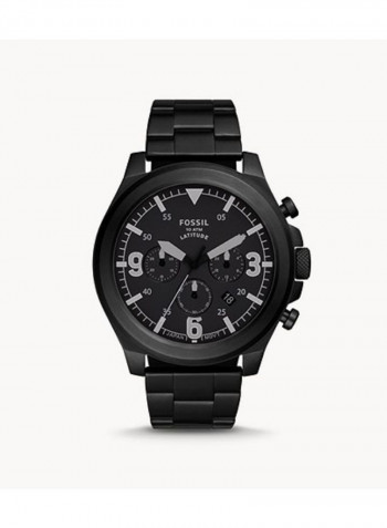 Men's Latitude Chronograph Stainless Steel Strap Wrist Watch FS5754