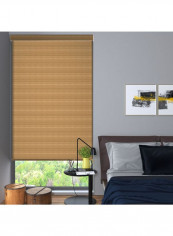 Single Mist Solar Non-Blackout Window Shade Brown 220x240cm