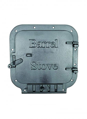 Cast Iron Barrel Stove Kit Black