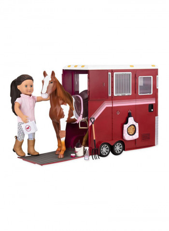Horse Trailer 62.6x35x53.7cm