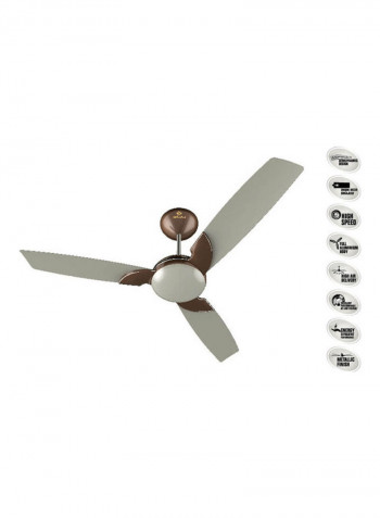 Ceiling Fan 66 W 251004 Grey/Brown