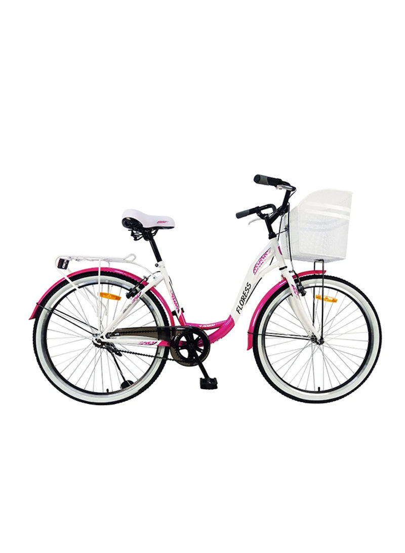 Floress Single Speed Cycle Pink 26inch