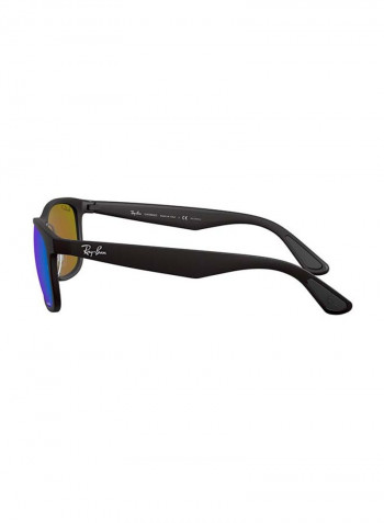 Full Rim Rectangular Sunglasses - Lens Size: 55 mm