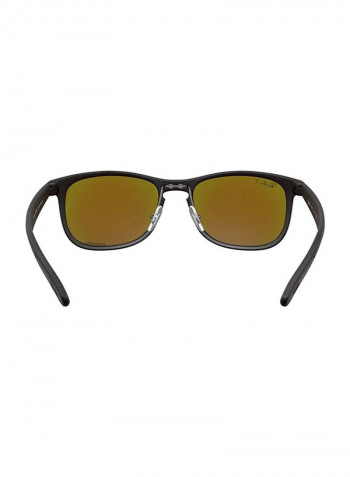 Full Rim Rectangular Sunglasses - Lens Size: 55 mm