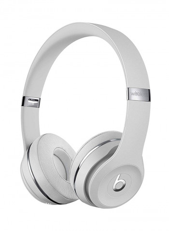 Solo3 Wireless Over-Ear Headphones With Mic Satin Silver