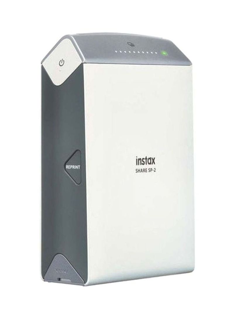 Instax Share Smartphone Printer SP-2 White/Grey/Silver