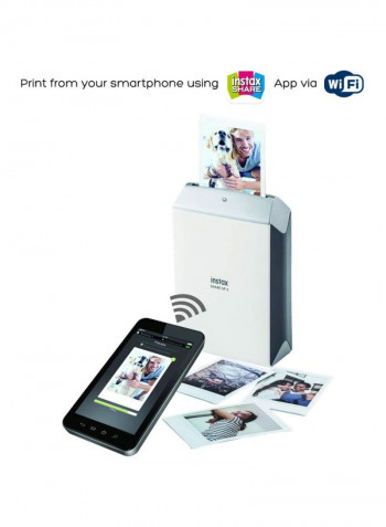 Instax Share Smartphone Printer SP-2 White/Grey/Silver