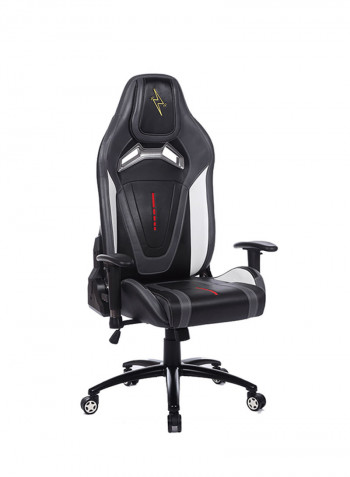 Racing Systle High Back With 2D Adjustable Armrest Gaming Chair White/Grey