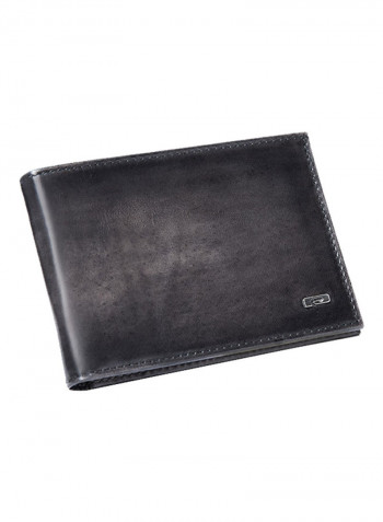 Anticato Stone Bi-Fold Wallet أسود
