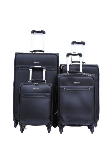 4-Piece Rolling Luggage Trolley Set