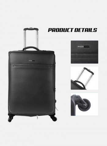 4-Piece Rolling Luggage Trolley Set