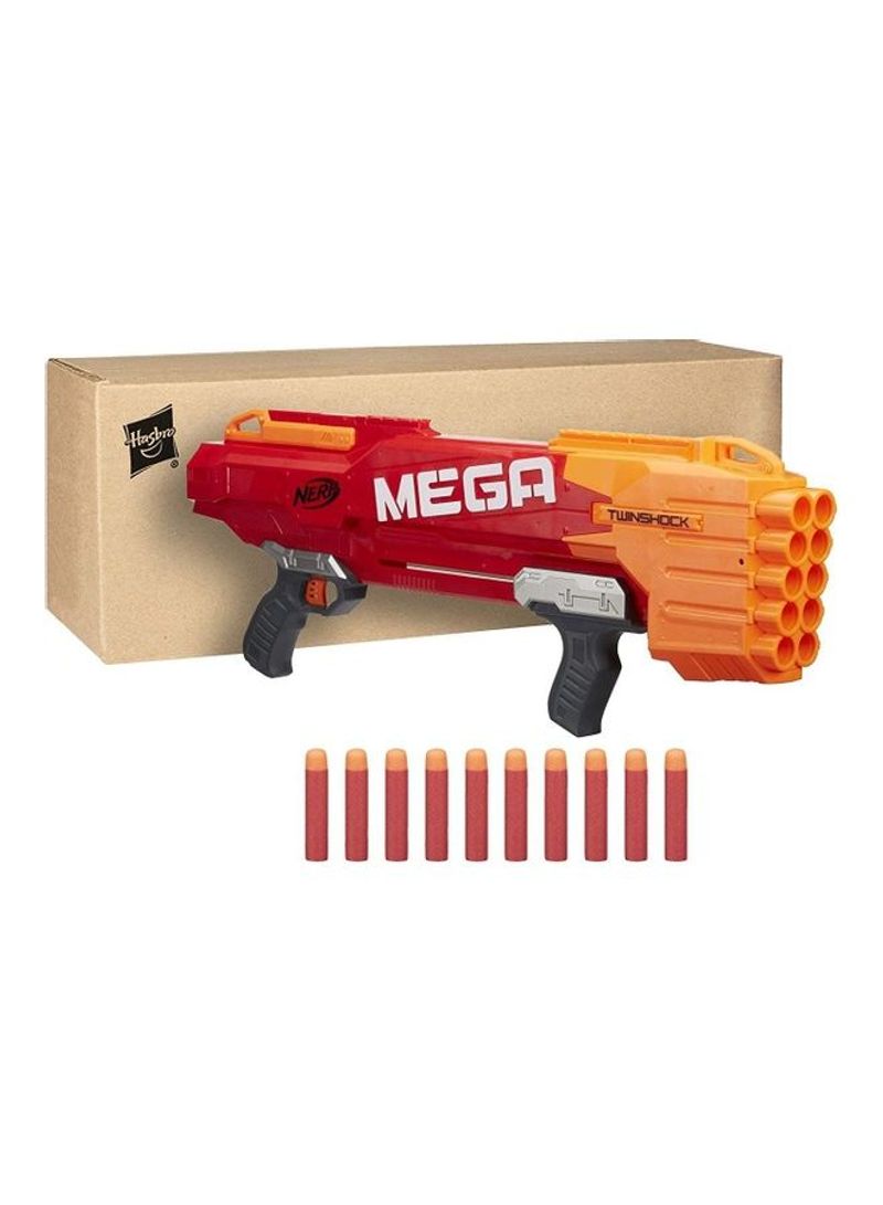 Mega Twinshock Blaster With Dart 8.9 x 30.2cm