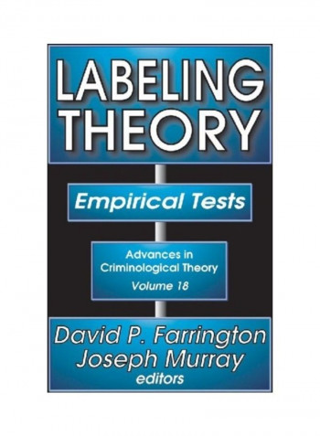 Labeling Theory: Empirical Tests Hardcover English