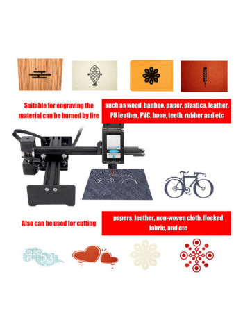 Portable Single Arm Engraver Mini Carvehead Multicolor 17cm