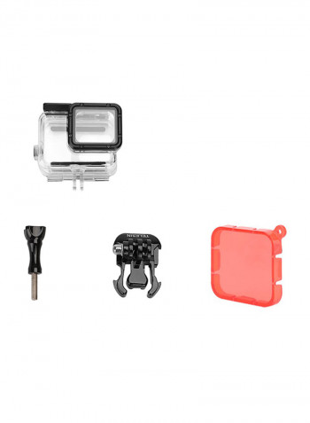 Protective Waterproof Housing Case For GoPro Action Camera Silver/Black
