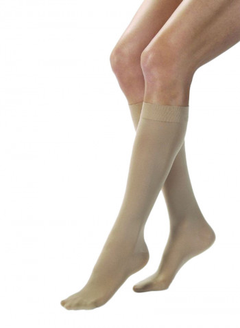 Medical Compression Knee High Closed Toe Socks