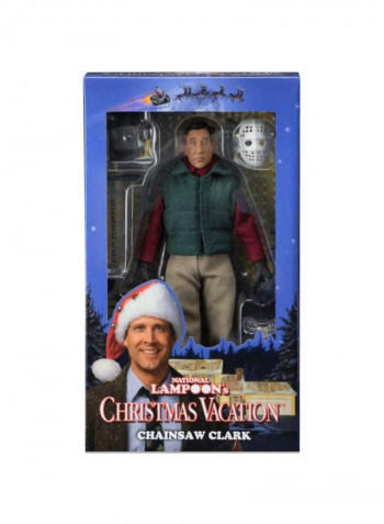 National Lampoon's Chainsaw Clark Clothed Action Figure 8inch