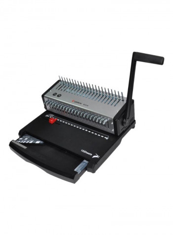 Comb Binding Machine Black/Silver