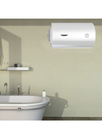 Horizontal Electric Water Heater 100L PRO-1R  PRO1 R White/Grey