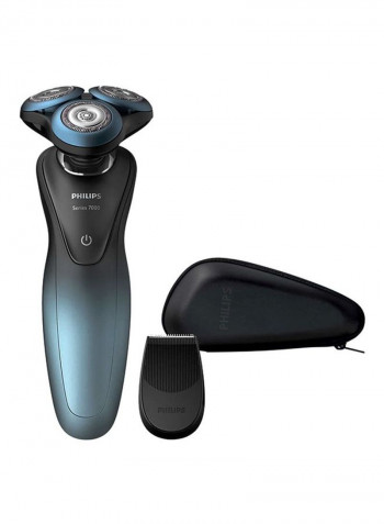 Series 7000 Wet And Dry Electric Shaver Black/Blue