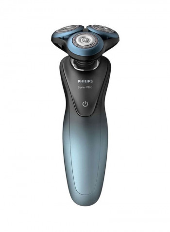 Series 7000 Wet And Dry Electric Shaver Black/Blue