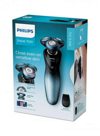 Series 7000 Wet And Dry Electric Shaver Black/Blue