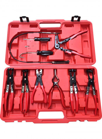 9-Piece Flexible Hose Clamp Pliers