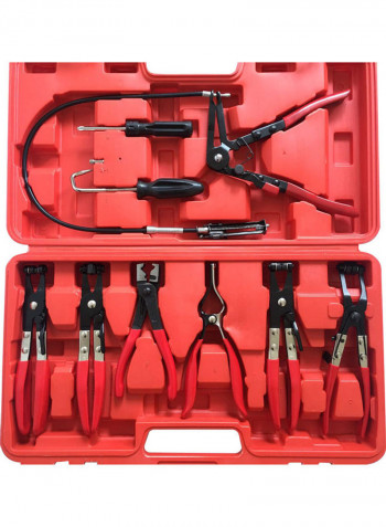 9-Piece Flexible Hose Clamp Pliers