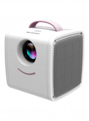 HD Support Portable Home Projector M211 White/Grey/Pink