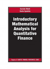 Introductory Mathematical Analysis for Quantitative Finance Hardcover English by Daniele Ritelli