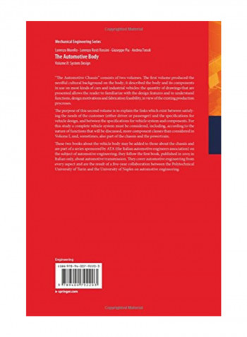 The Automotive Body: Volume Ii: System Design: 2 (Mechanical Engineering Series) Paperback