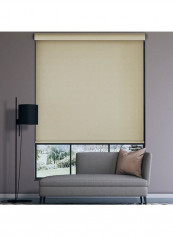Single Mist Blackout Blackout Roller Window Shade Cream 160x240cm