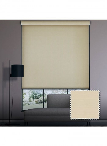 Single Mist Blackout Blackout Roller Window Shade Cream 160x240cm