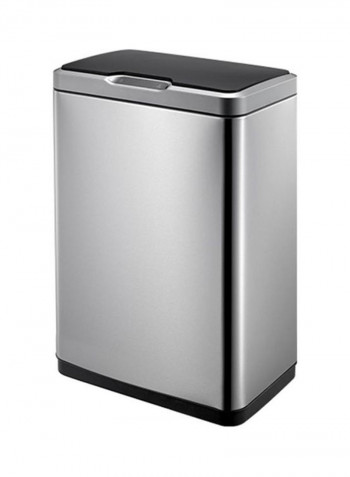 Stainless Steel Trash Bin With Sensor Opening Silver 80L