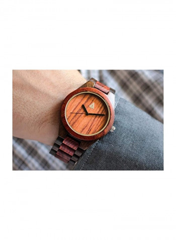 Men's Wood Analog Watch HUT-3227