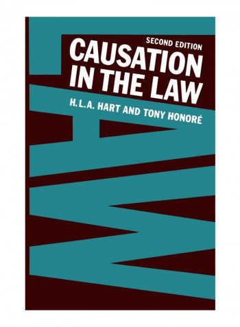 Causation In The Law Paperback