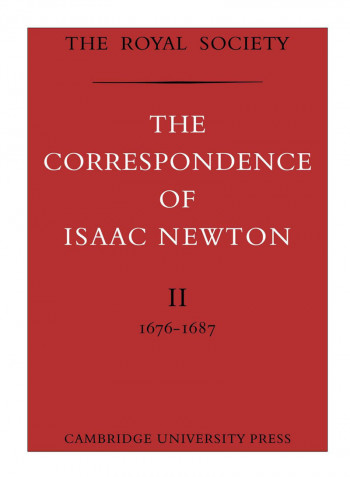 The Correspondence Of Isaac Newton II Paperback