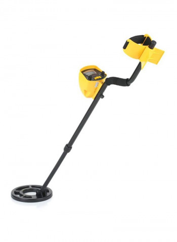 Adjustable Metal Detector Yellow/Black 104x30.5x21cm