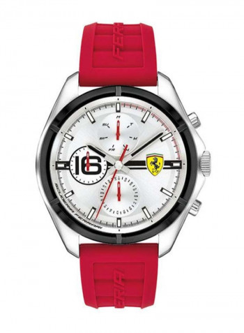 Men's Speed Racer Water Resistance Rubber Analog Watch 830783