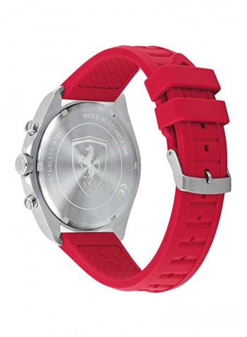 Men's Speed Racer Water Resistance Rubber Analog Watch 830783
