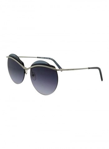 Women's UV Protected Round Sunglasses - Lens Size: 62 mm