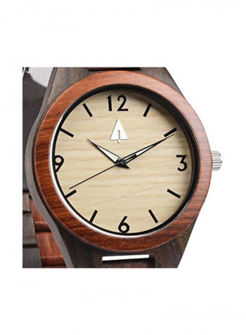 Men's Wooden Analog Watch HUT-3204